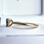 Pierścionek z aleksandrytem szlif trillion